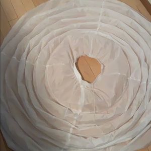 Ball gown hoop skirt